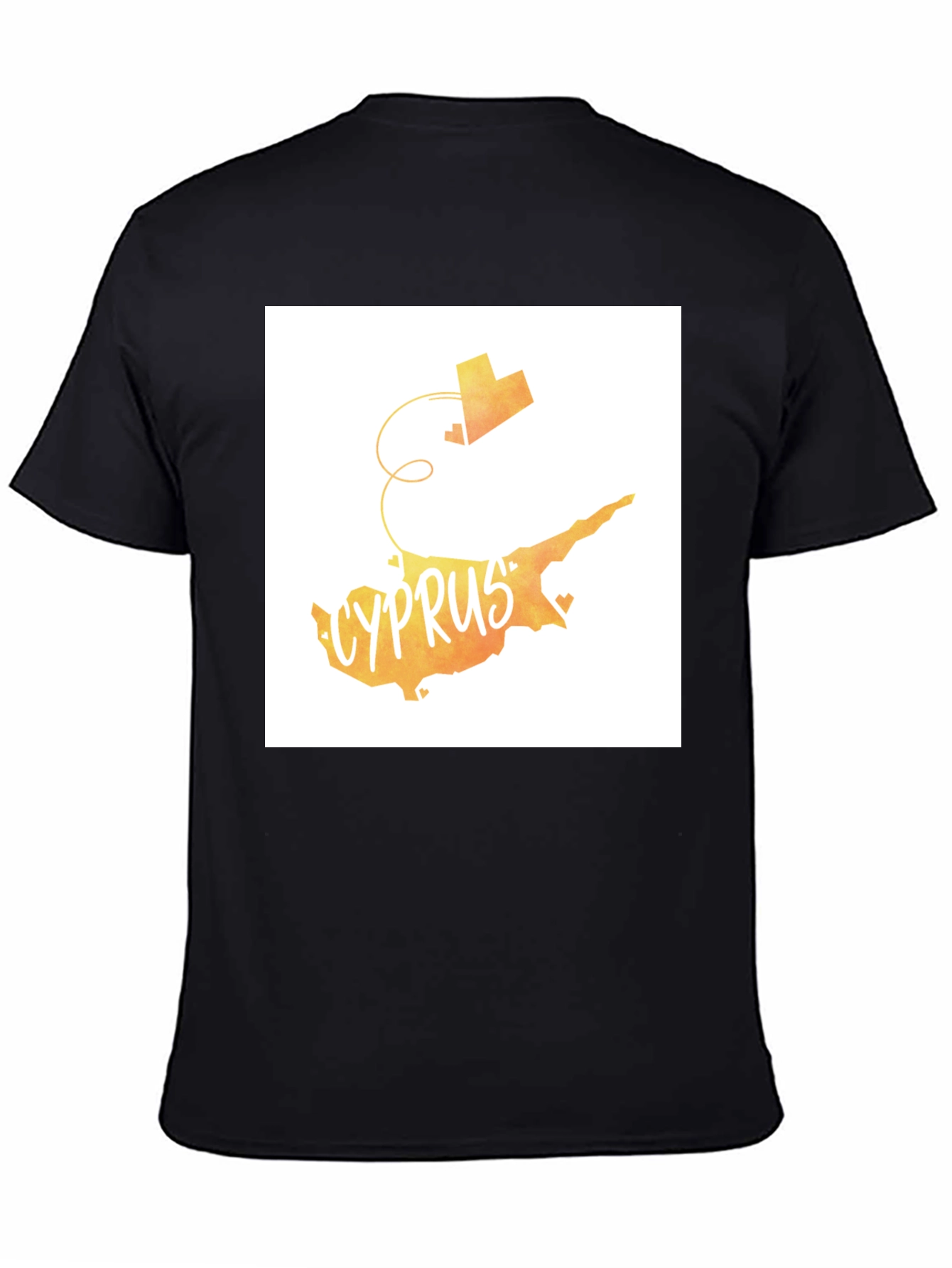 Cyprus Map T-Shirt Country Love Tee Travel Souvenir
