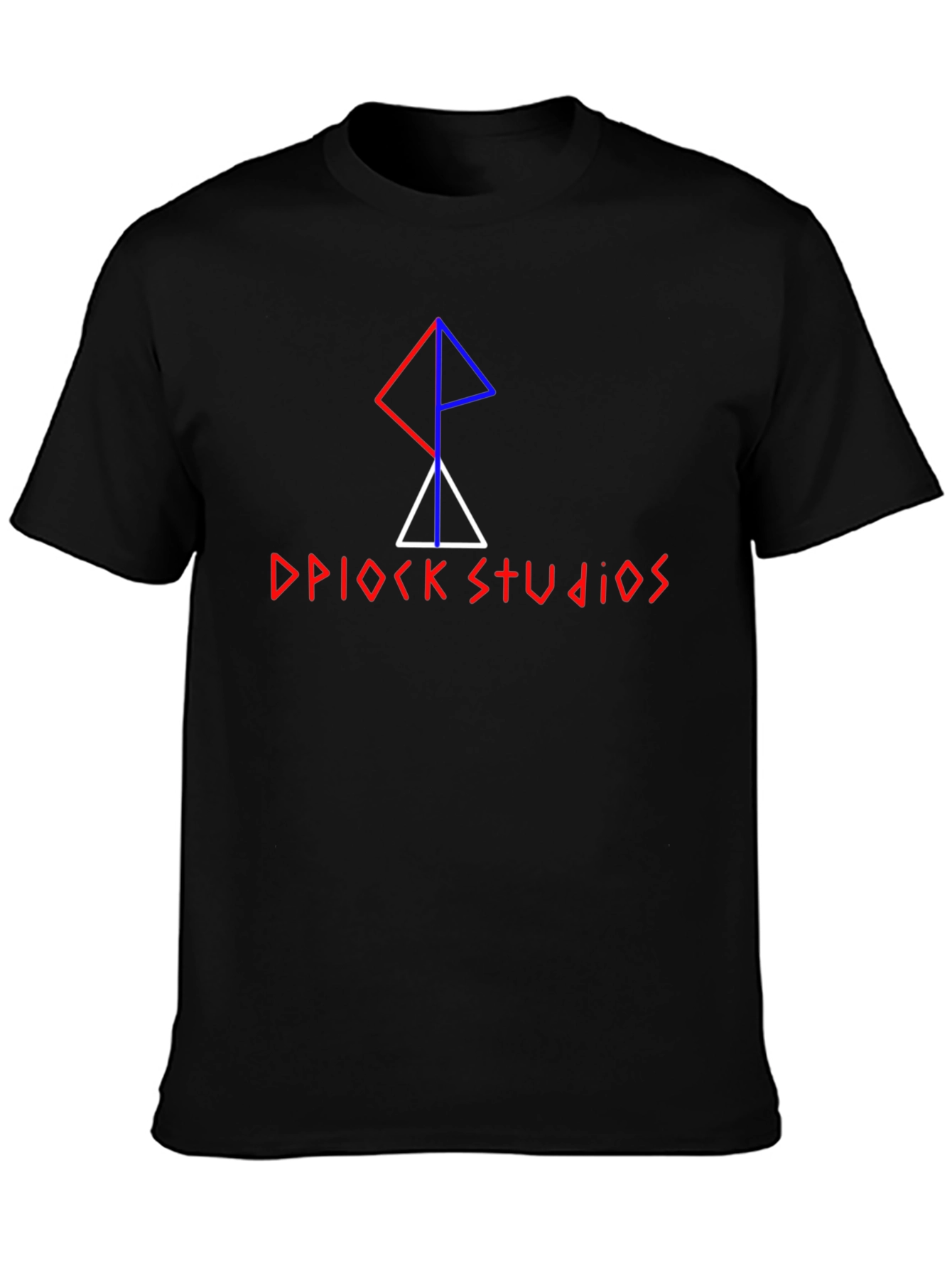 DPIOCK Studios Graphic Print Black Tee