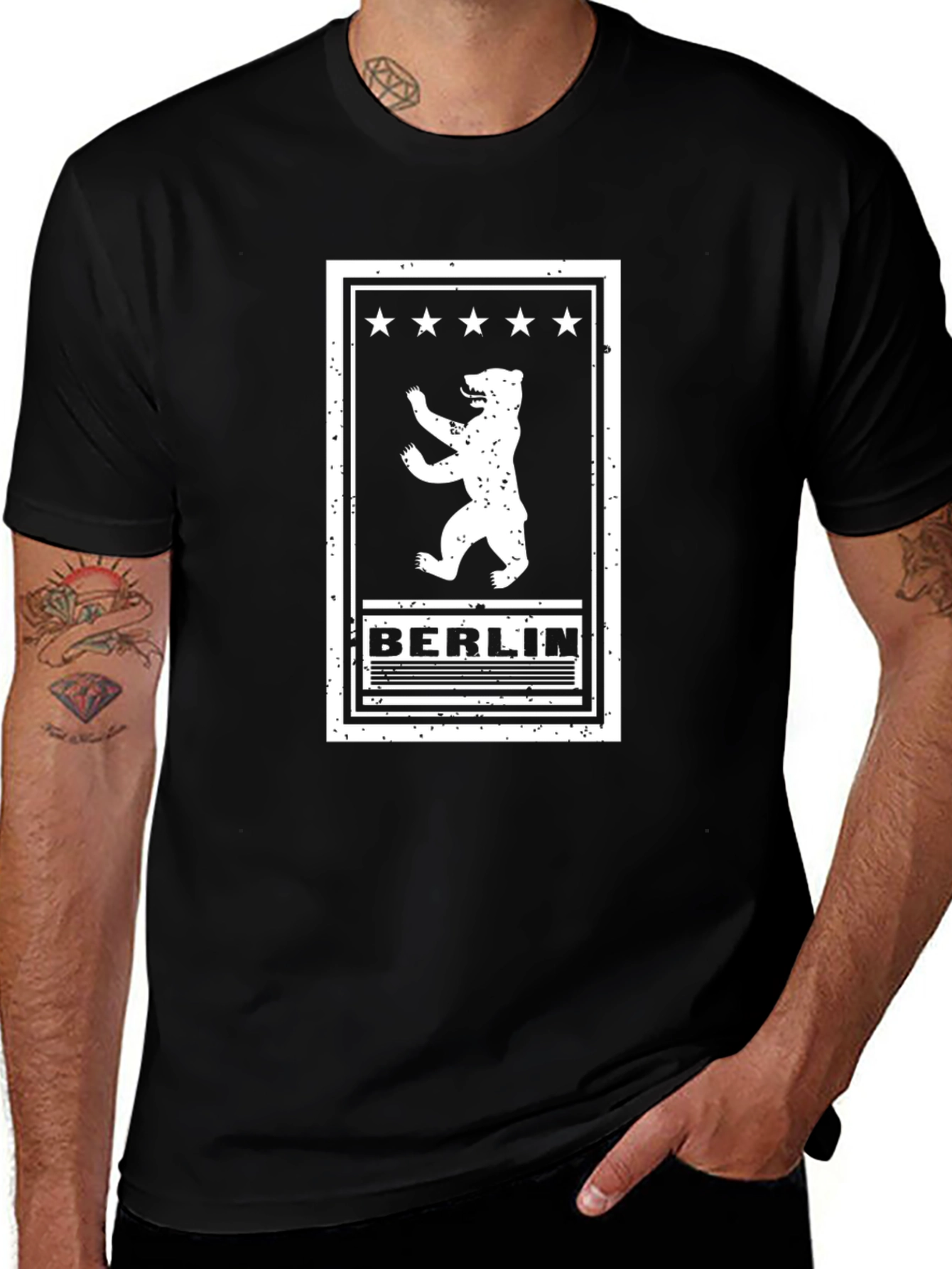 Berlin Bear T-Shirt - Mens Graphic Tee