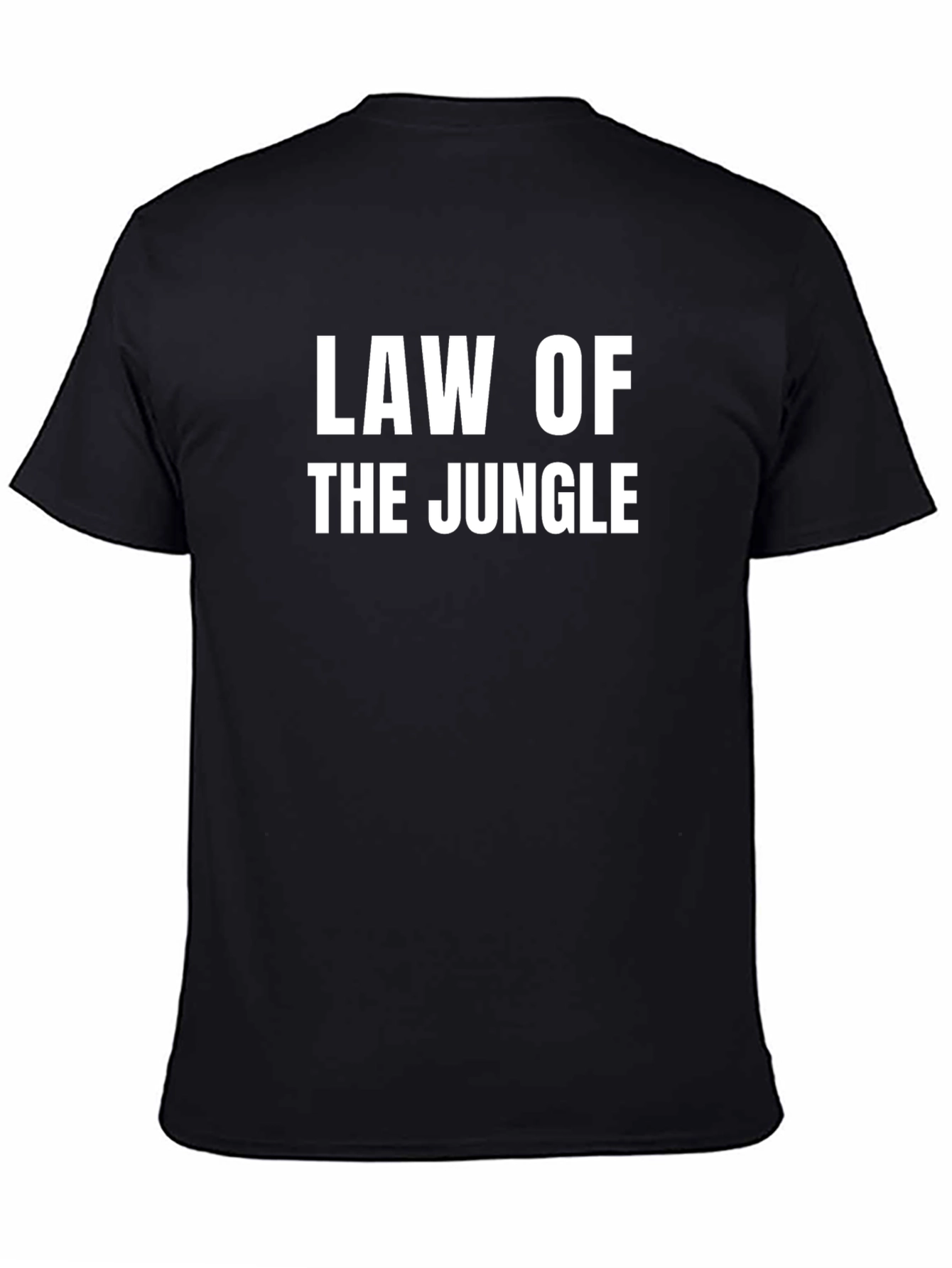Law of the Jungle T-Shirt - Black Graphic Tee