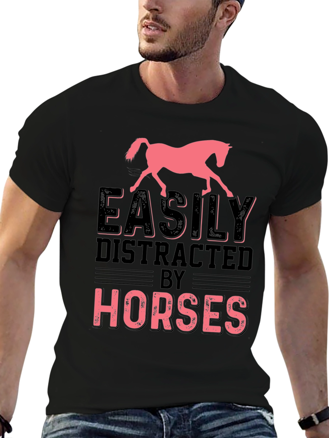 Easily Distracted by Horses T-Shirt