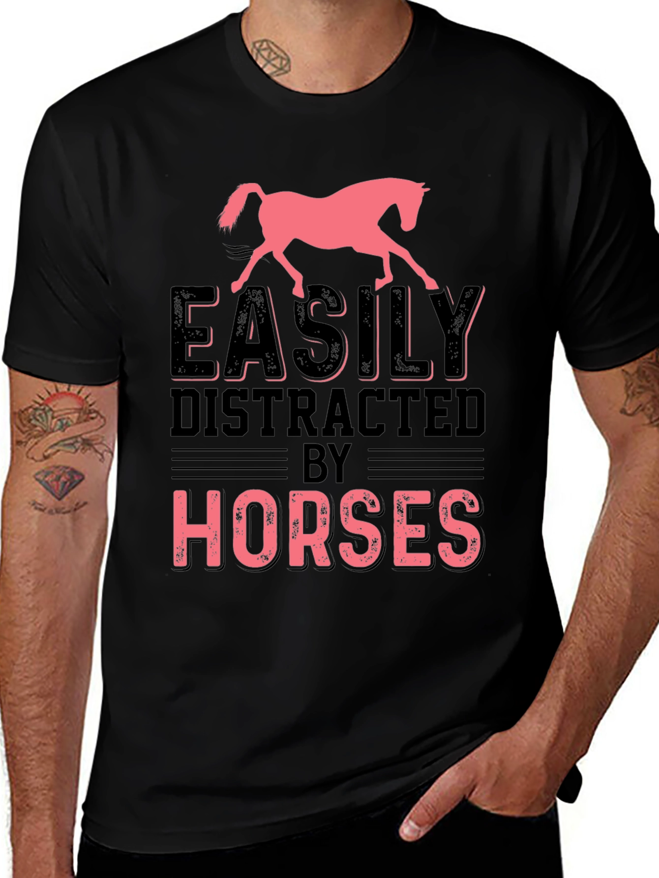 Easily Distracted by Horses T-Shirt