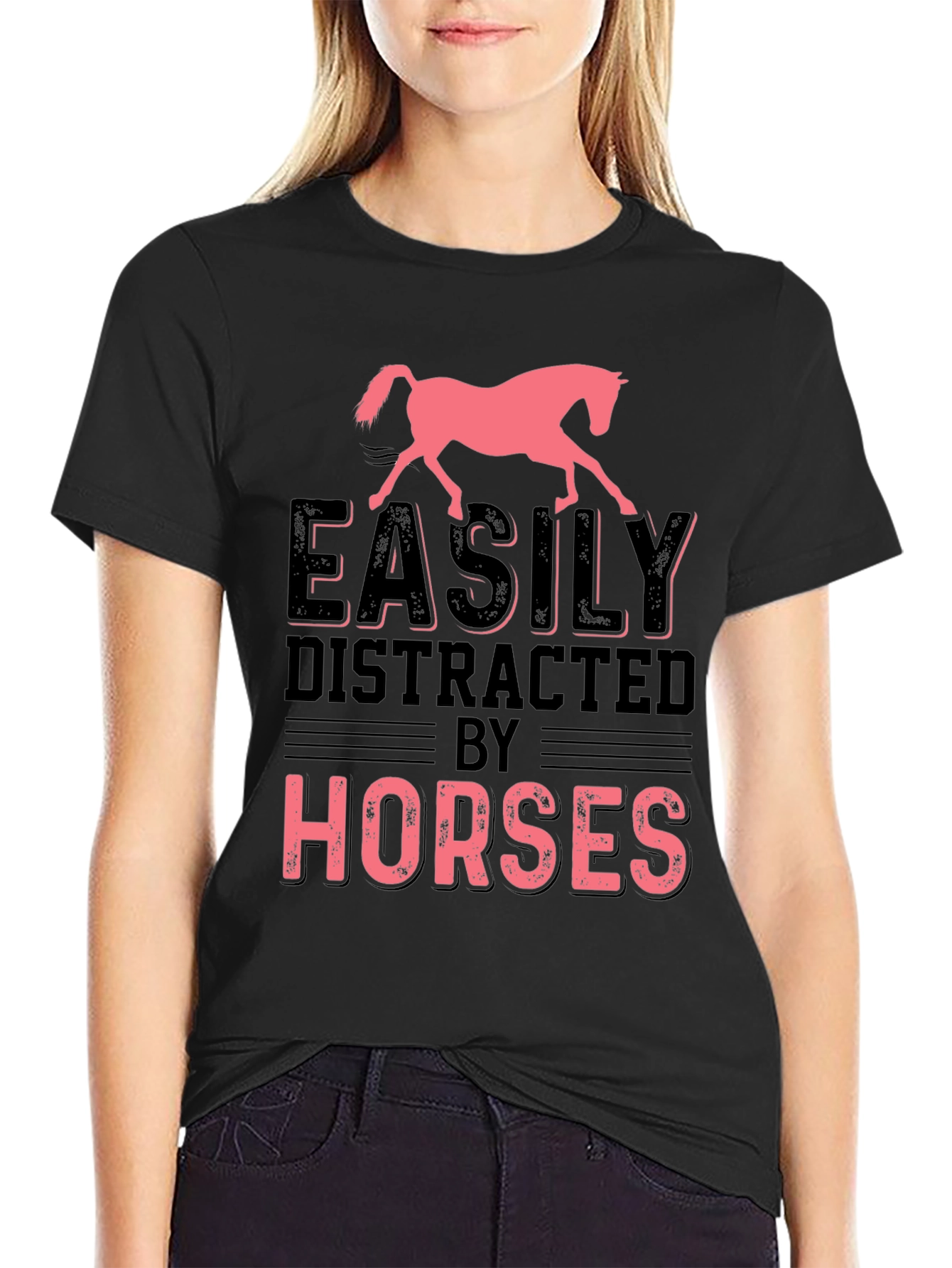 Easily Distracted by Horses T-Shirt