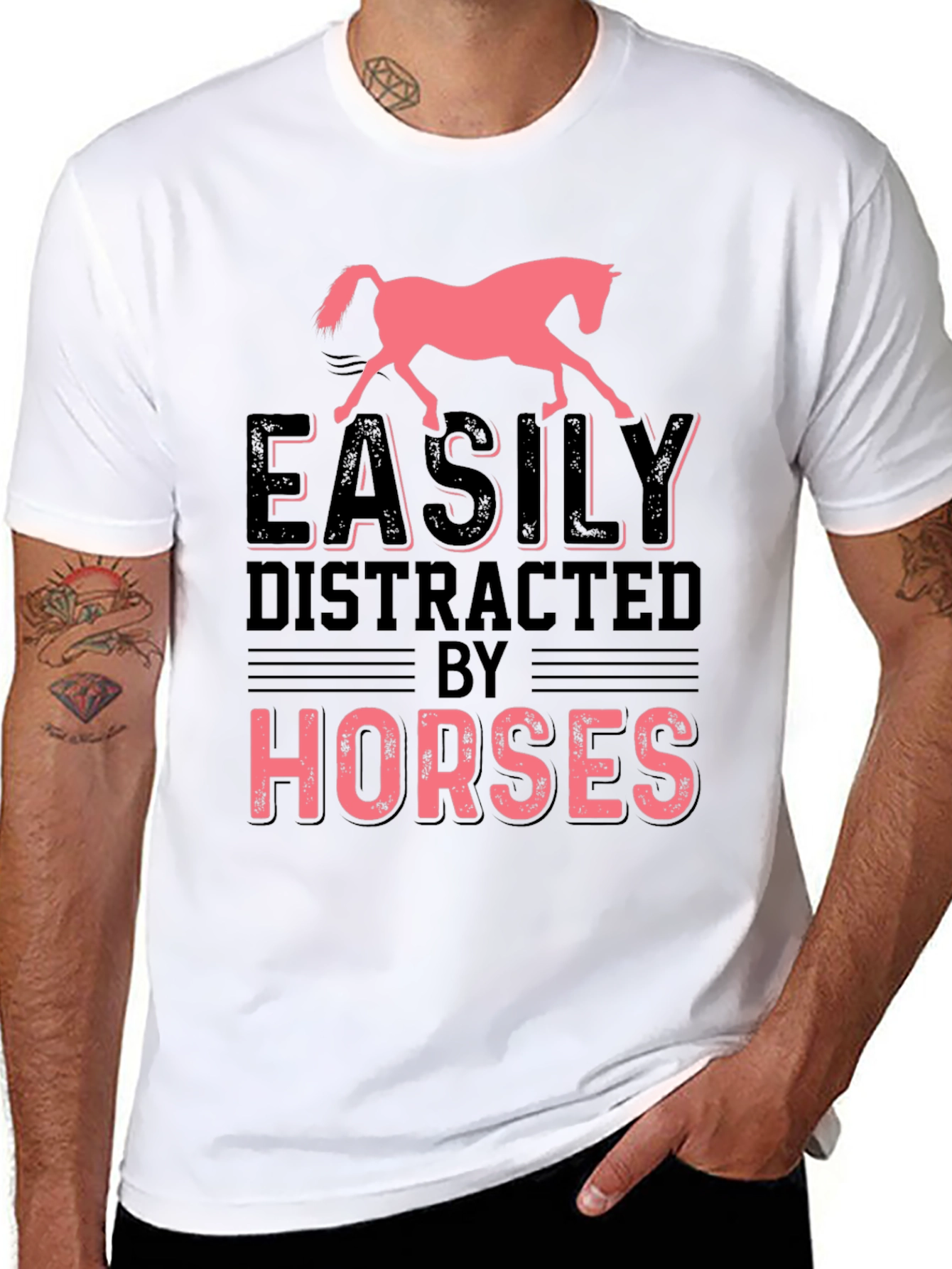 Easily Distracted by Horses T-Shirt