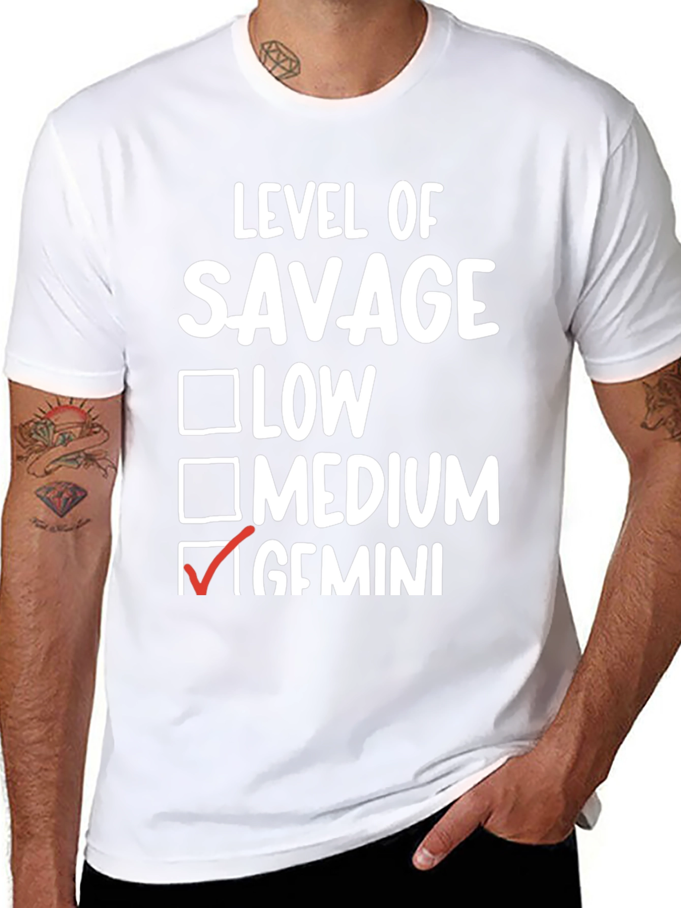 Level of Savage Gemini T-Shirt