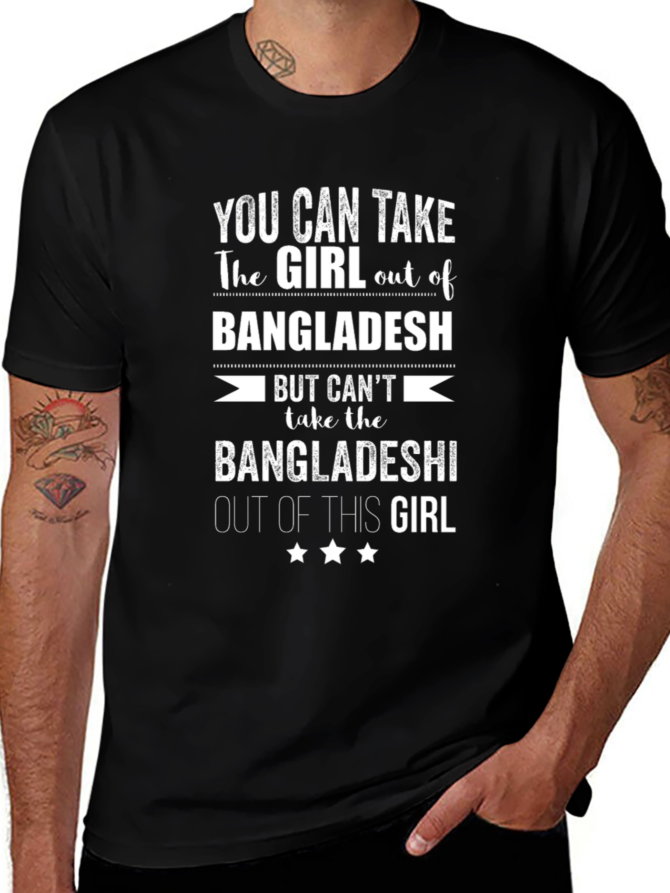 Bangladeshi Pride T-Shirt Country Roots Tee