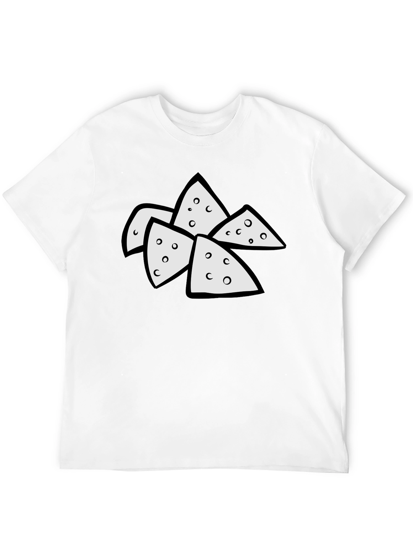 Novelty Nacho Cheese Lover Graphic T-Shirt