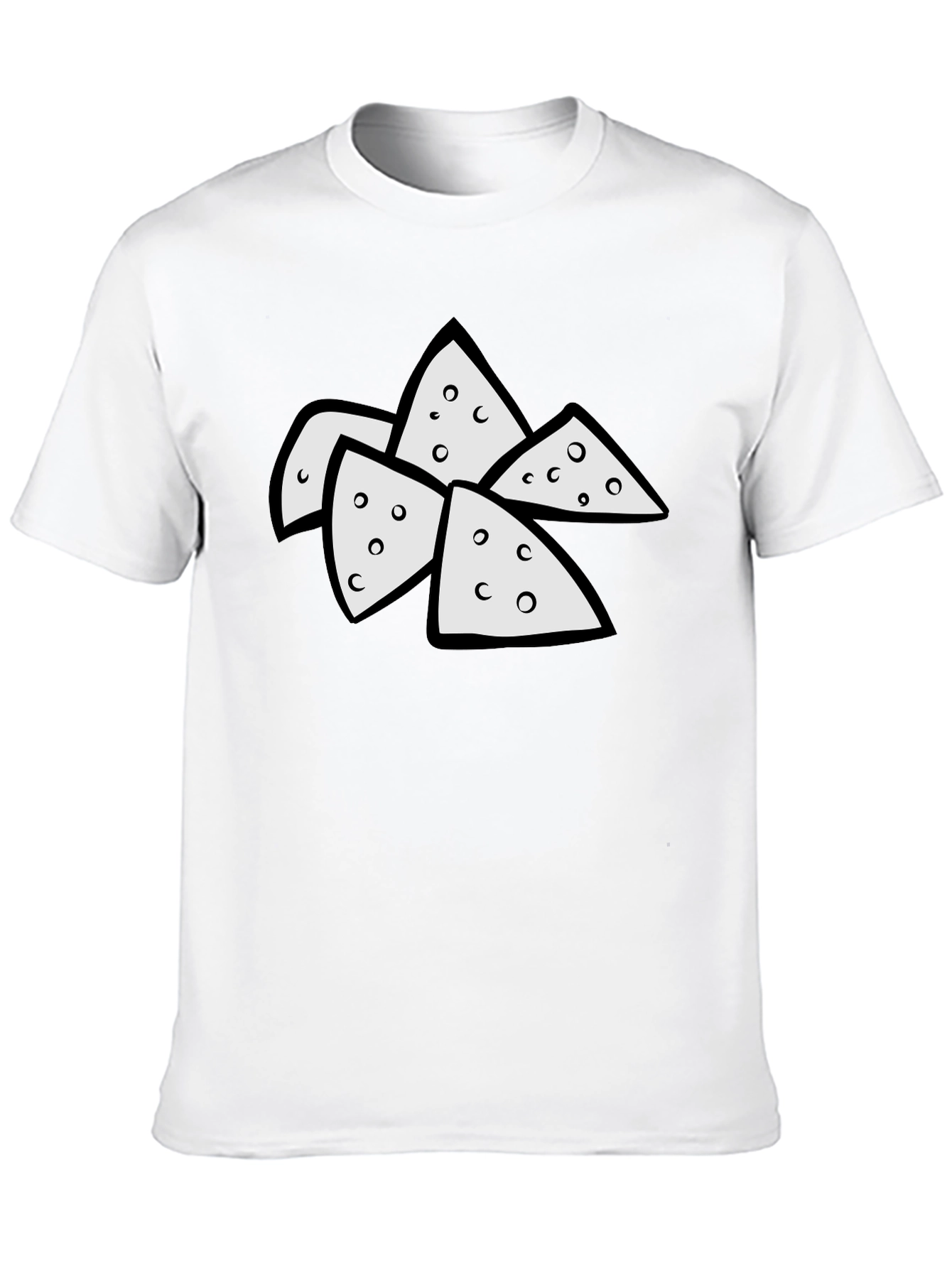 Novelty Nacho Cheese Lover Graphic T-Shirt