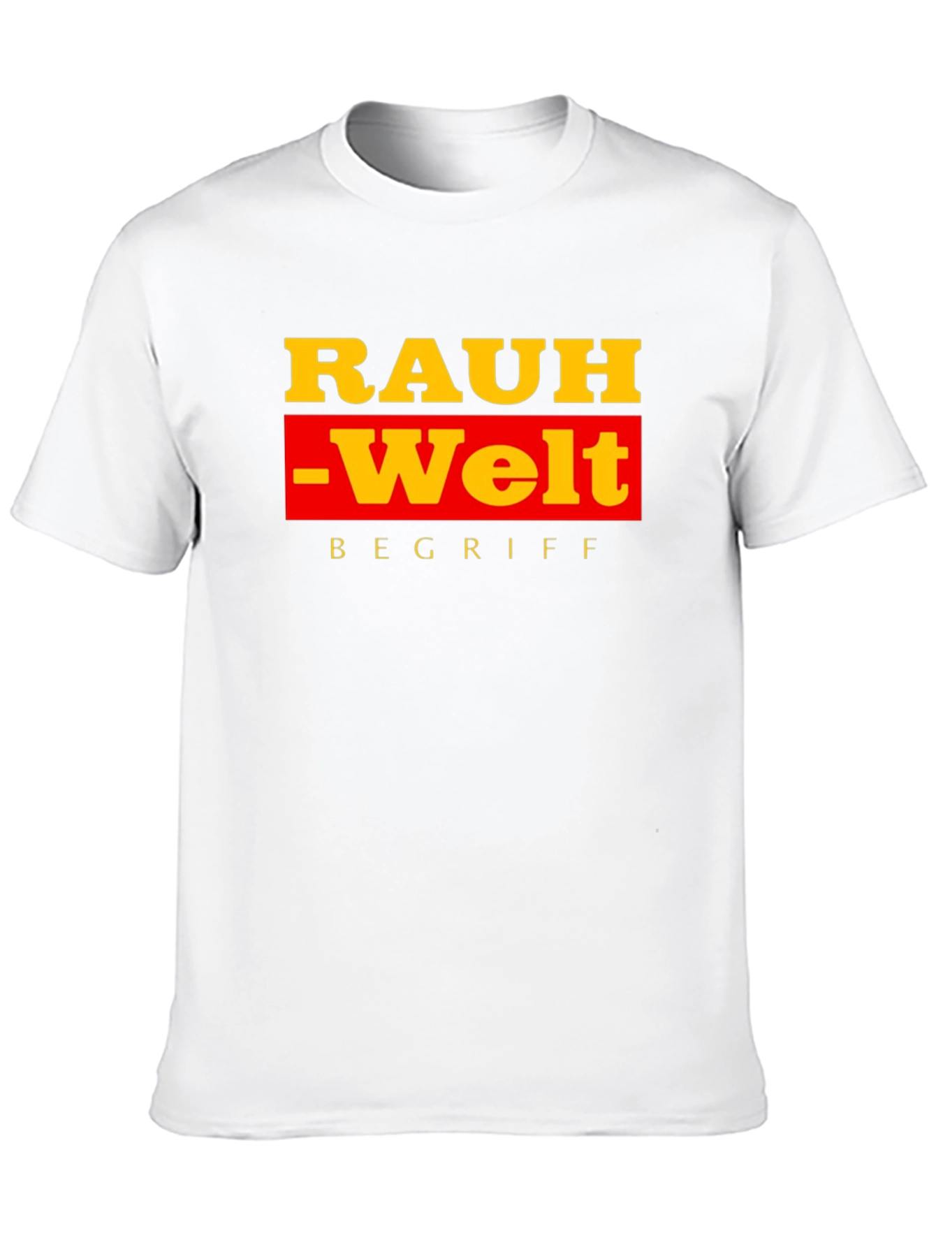 Rauh-Welt Begriff Black T-Shirt