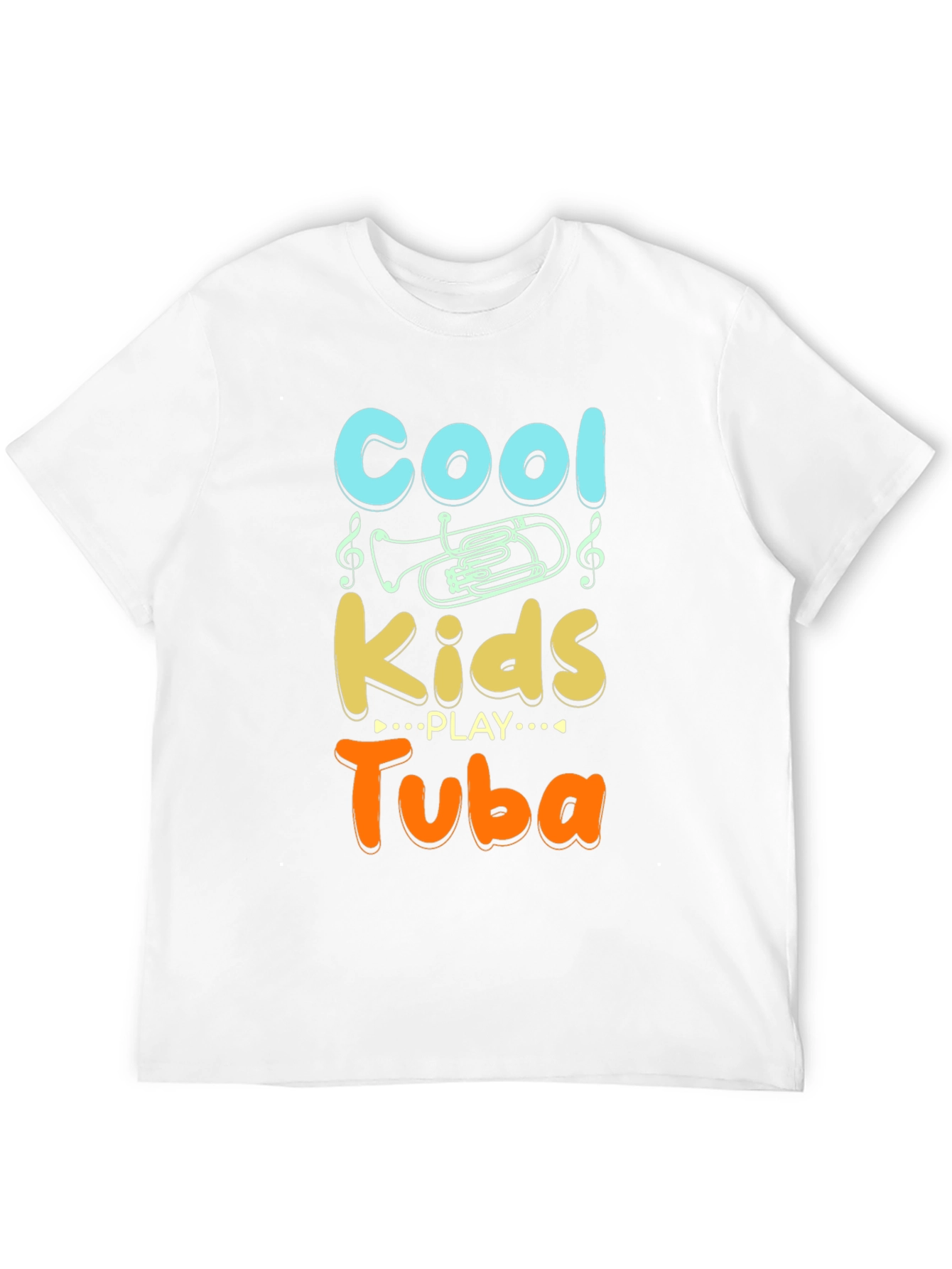 Cool Kids Play Tuba Graphic Tee