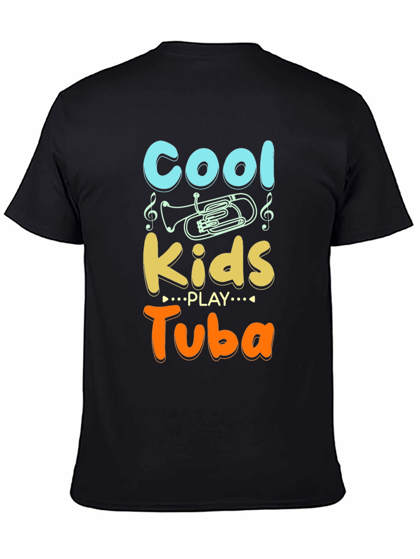 Cool Kids Play Tuba Graphic Tee