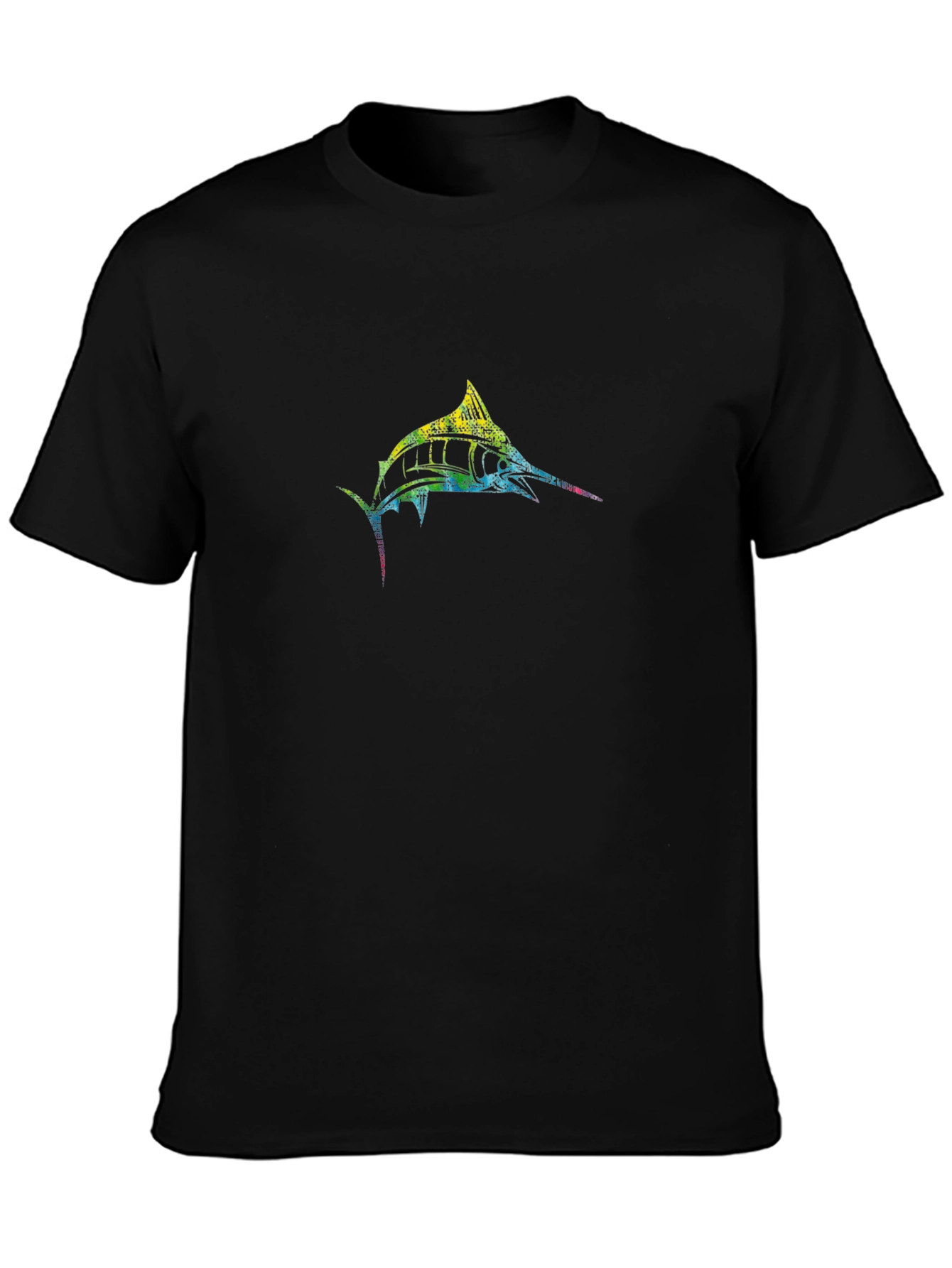 Marlin Graphic Black T-Shirt