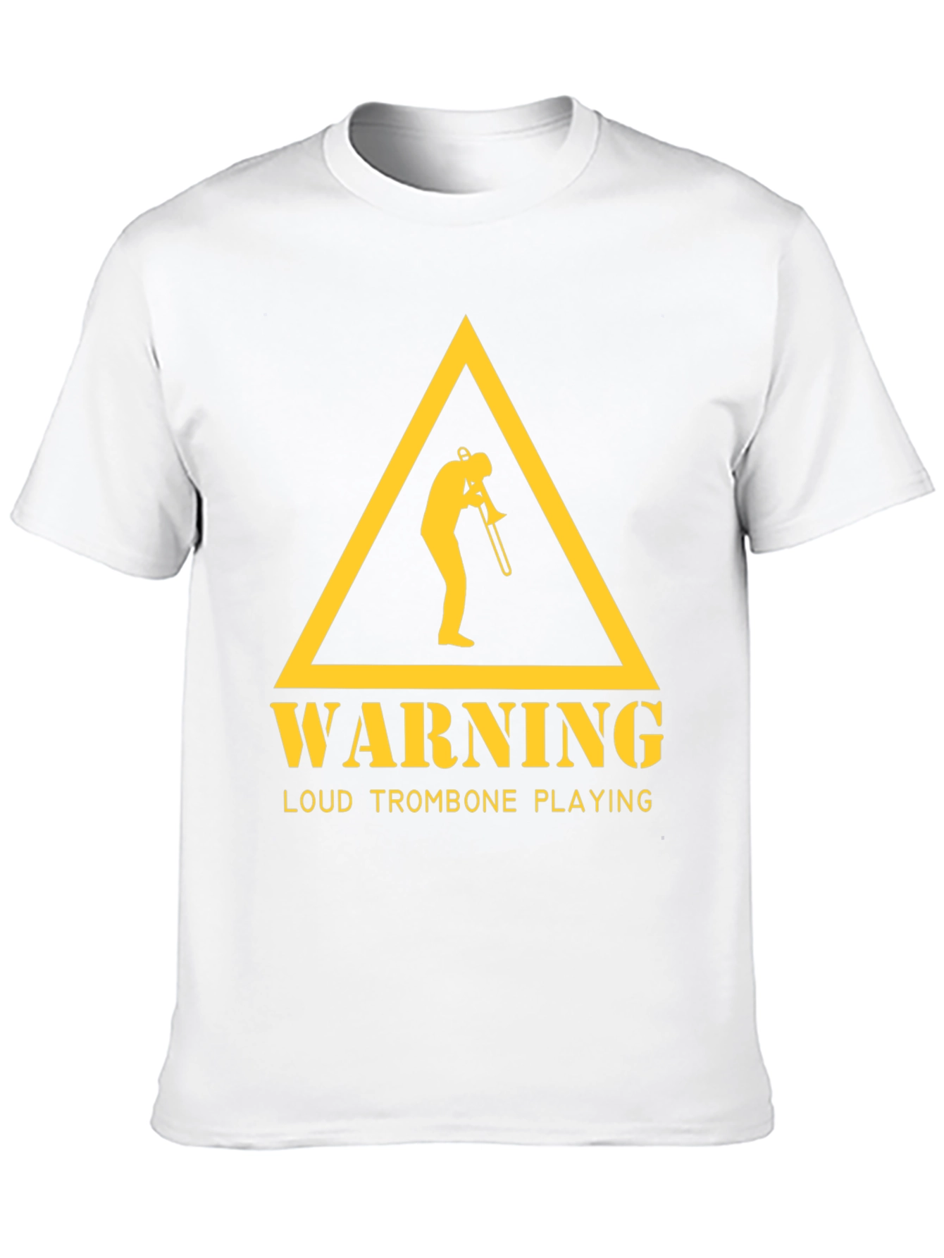 Warning Loud Trombone Playing Graphic Tee