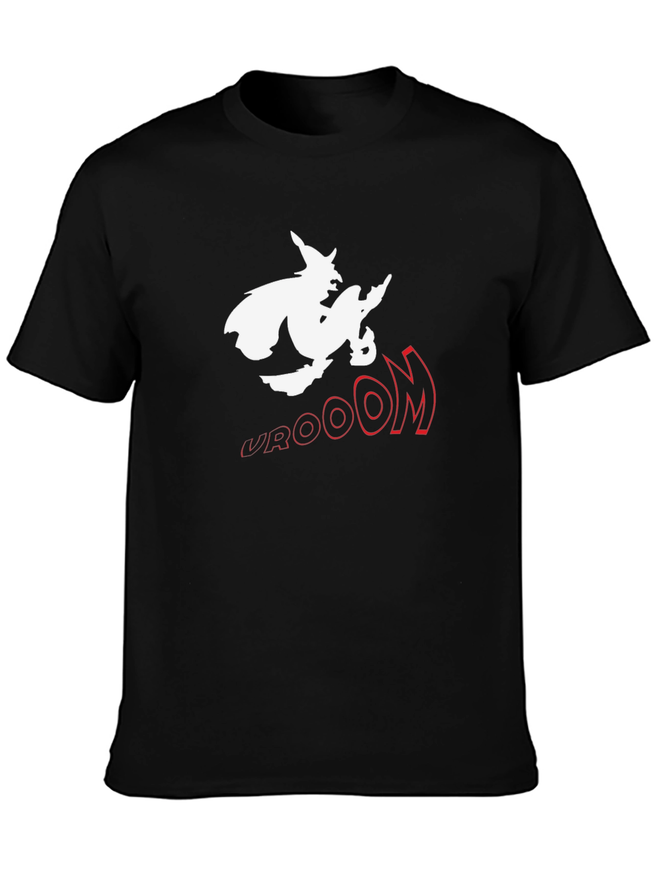 Witch on Broom VROOOM T-Shirt