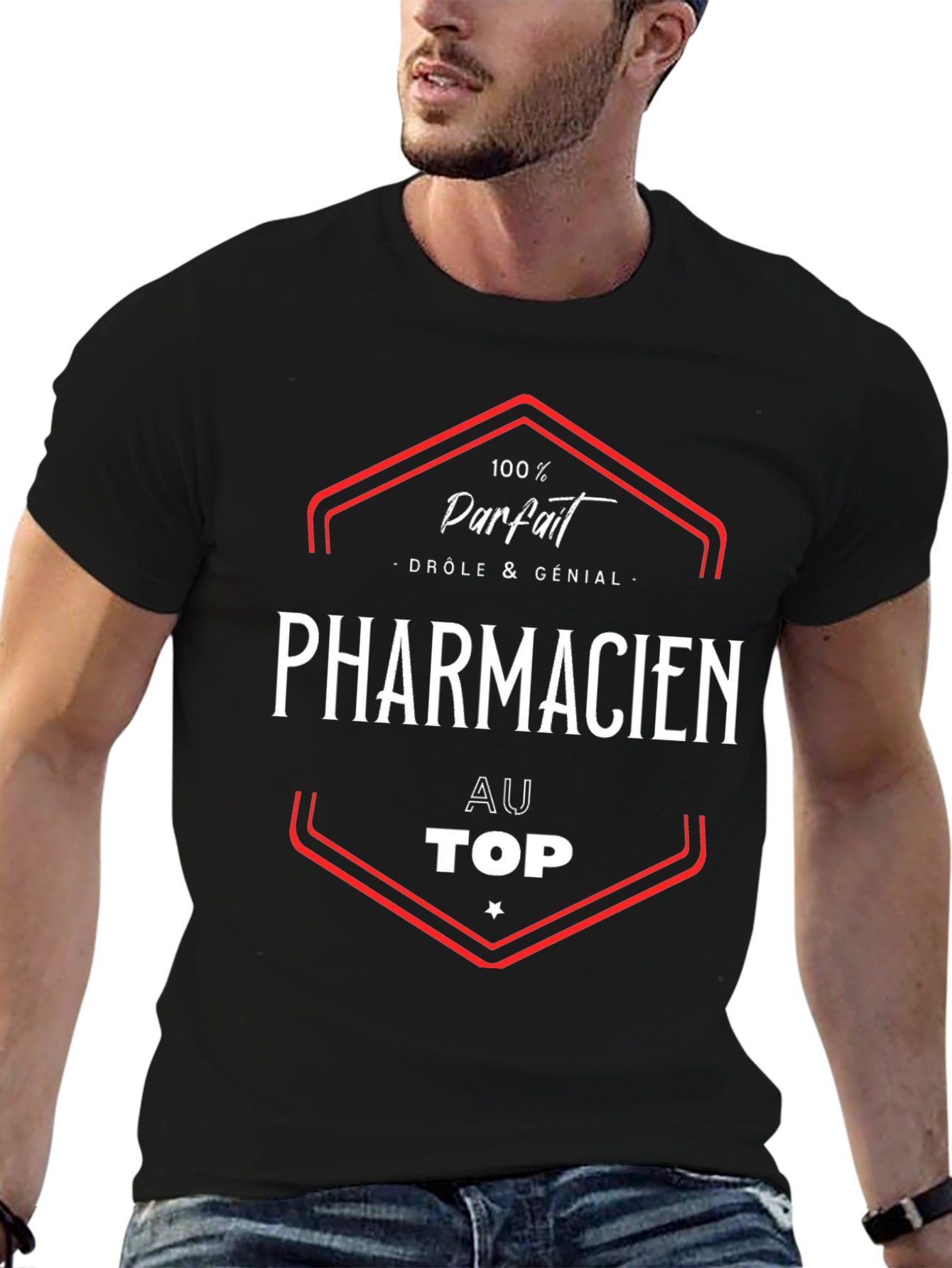 Pharmacie T-Shirt - 100% Parfait Drôle & Génial
