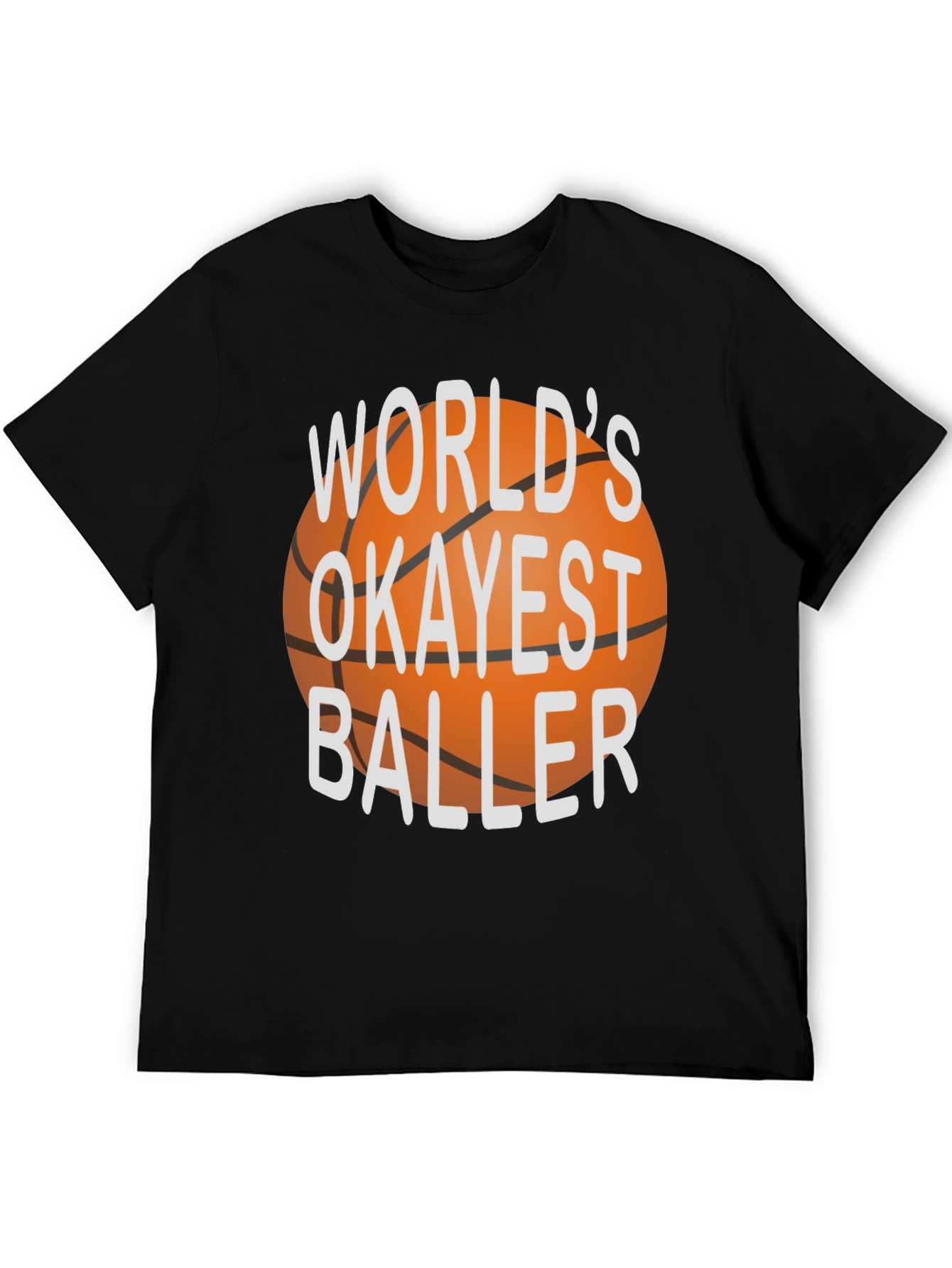 Worlds Okayest Baller Graphic Tee