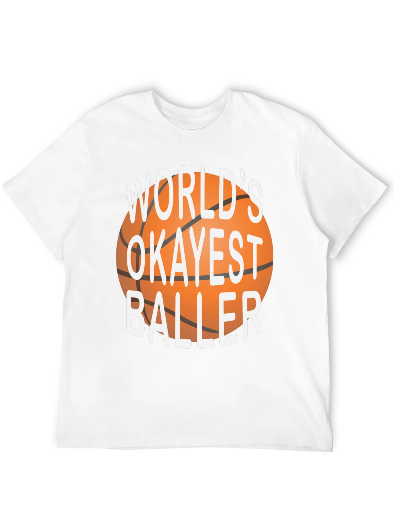 Worlds Okayest Baller Graphic Tee