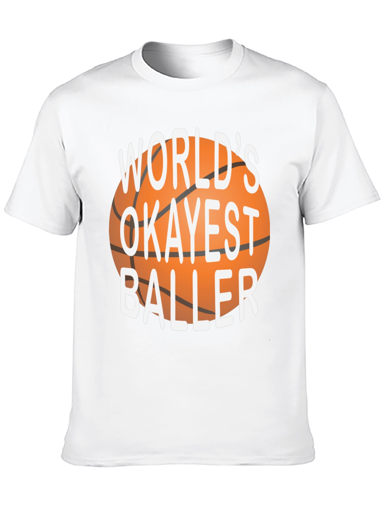 Worlds Okayest Baller Graphic Tee
