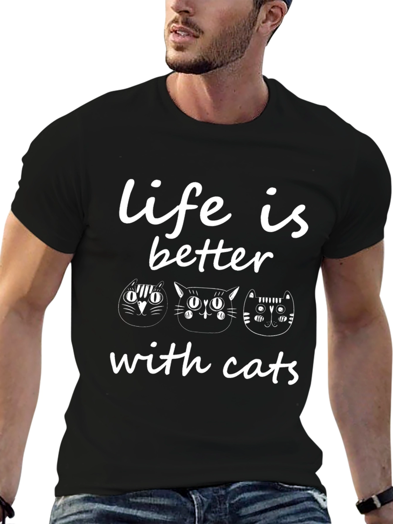 Life is Better with Cats T-Shirt
