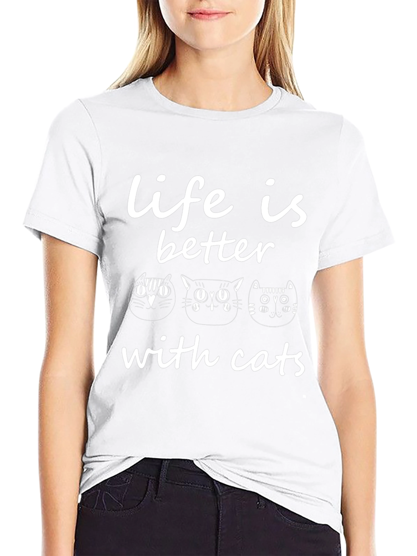 Life is Better with Cats T-Shirt