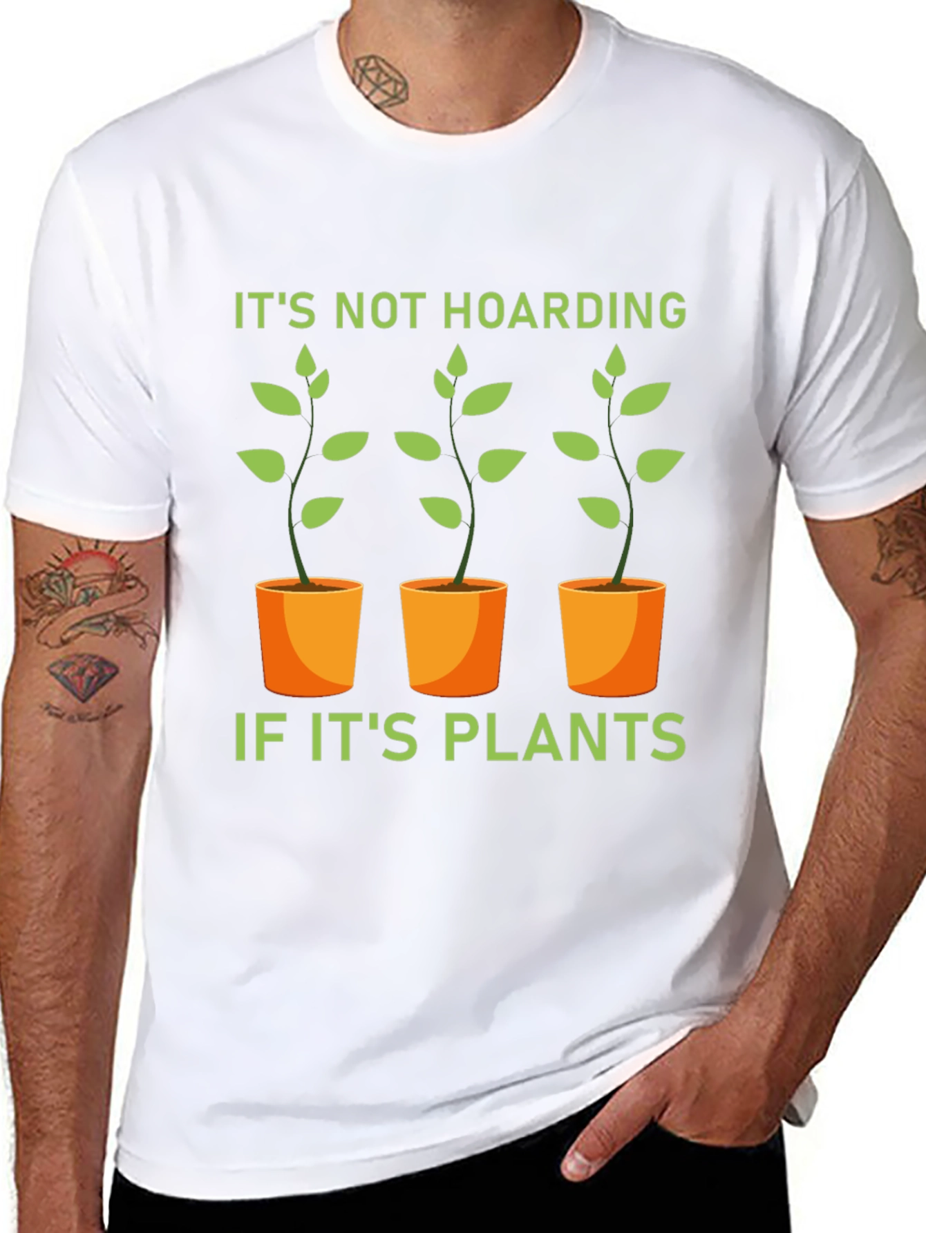 Funny Plant Lover T-Shirt - Its Not Hoarding
