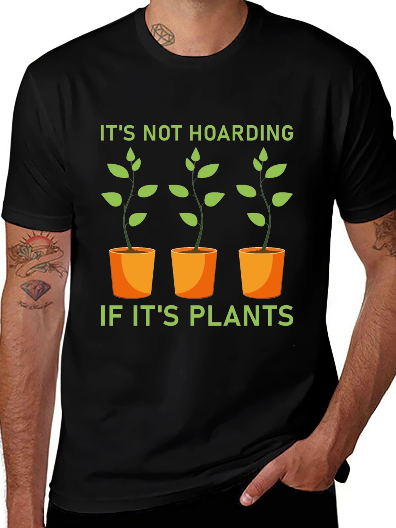 Funny Plant Lover T-Shirt - Its Not Hoarding