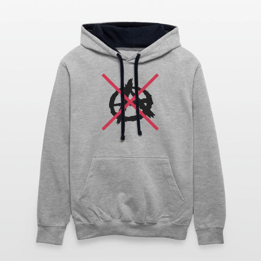 No anarchy symbol logo