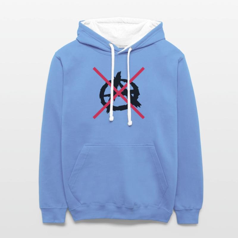 No anarchy symbol logo