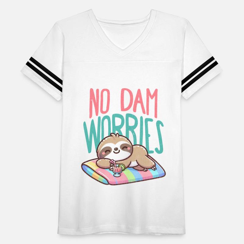 No Dam Worries Sloth on The Beach Relax