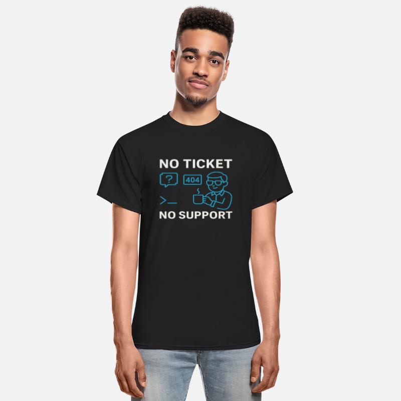 No Ticket No Support – Funny IT Tech Design. Gift
