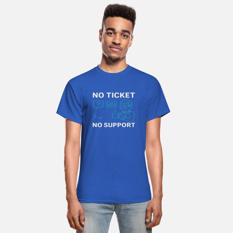 No Ticket No Support – Funny IT Tech Design. Gift