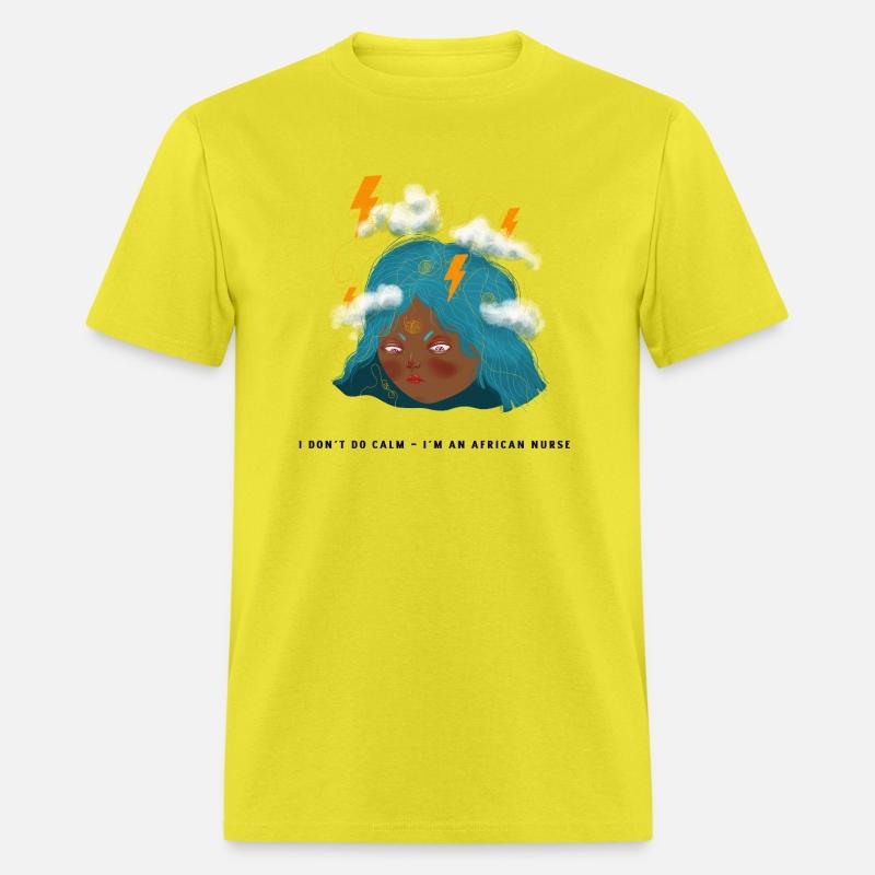 Not Calm African Nurse