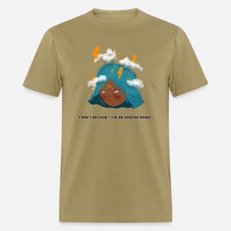 Not Calm African Nurse