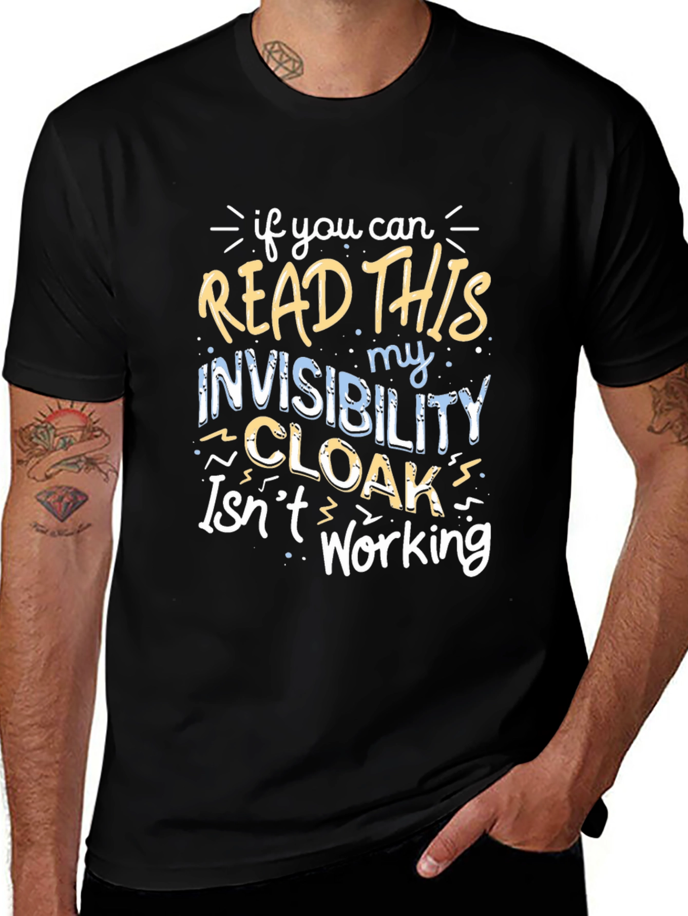Invisibility Cloak T-Shirt - Funny Novelty Tee