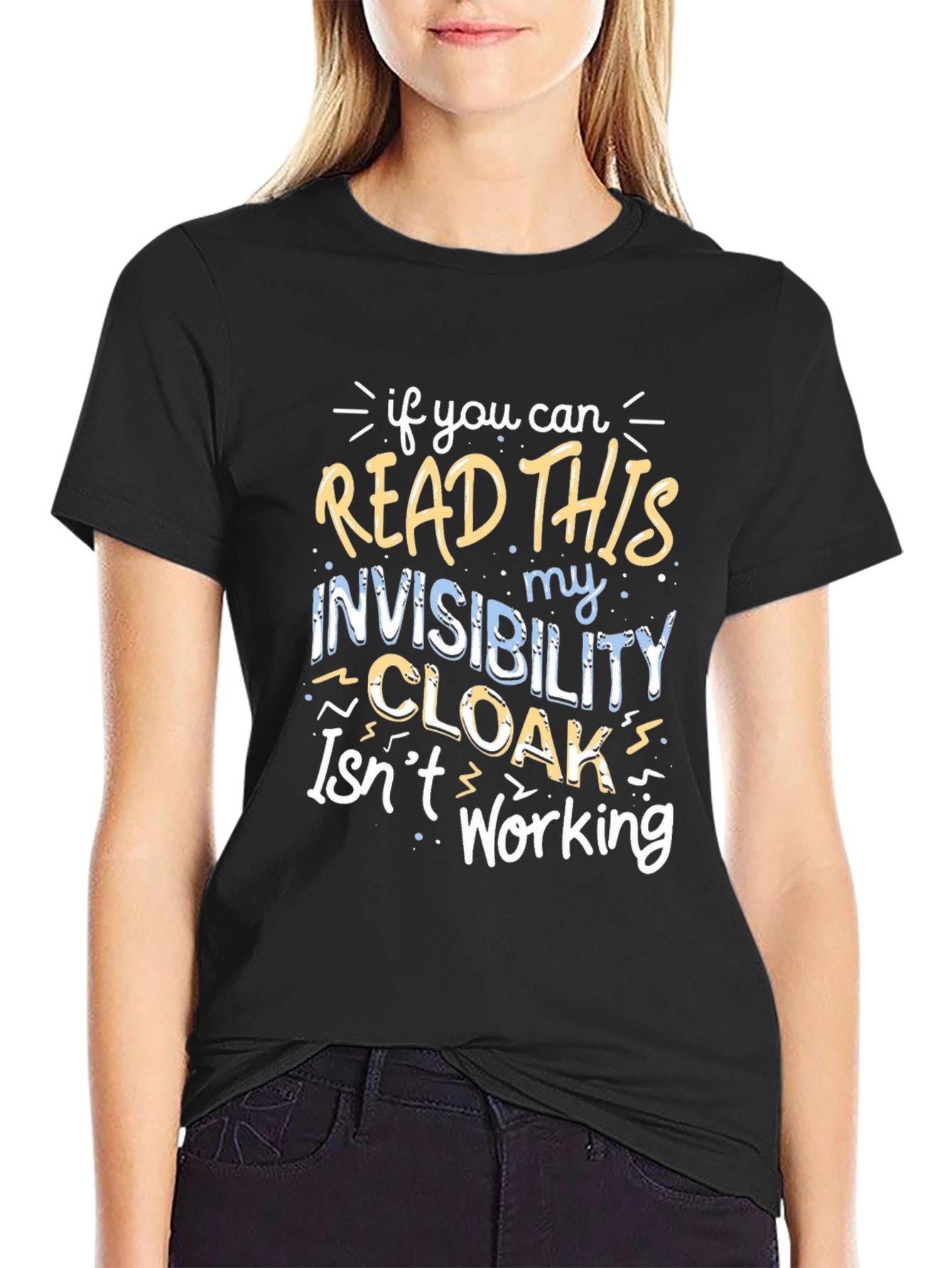 Invisibility Cloak T-Shirt - Funny Novelty Tee