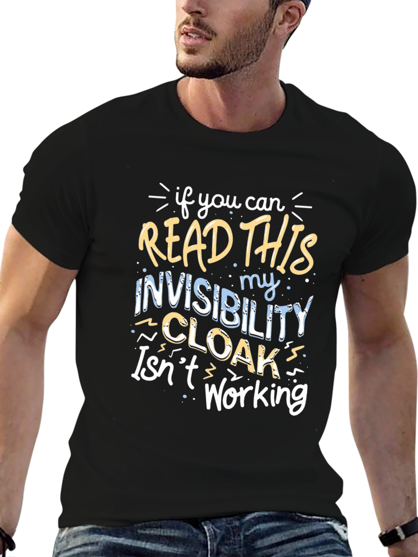 Invisibility Cloak T-Shirt - Funny Novelty Tee