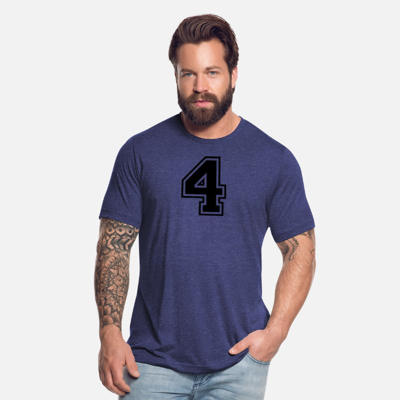 Number 4 four college style counting gift