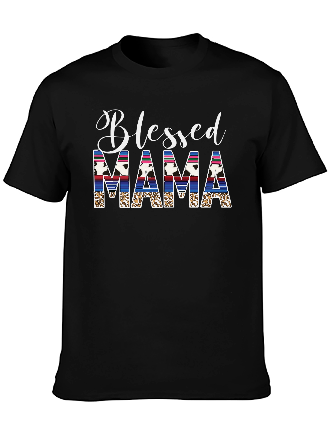 Blessed Mama Graphic Tee - Western Style