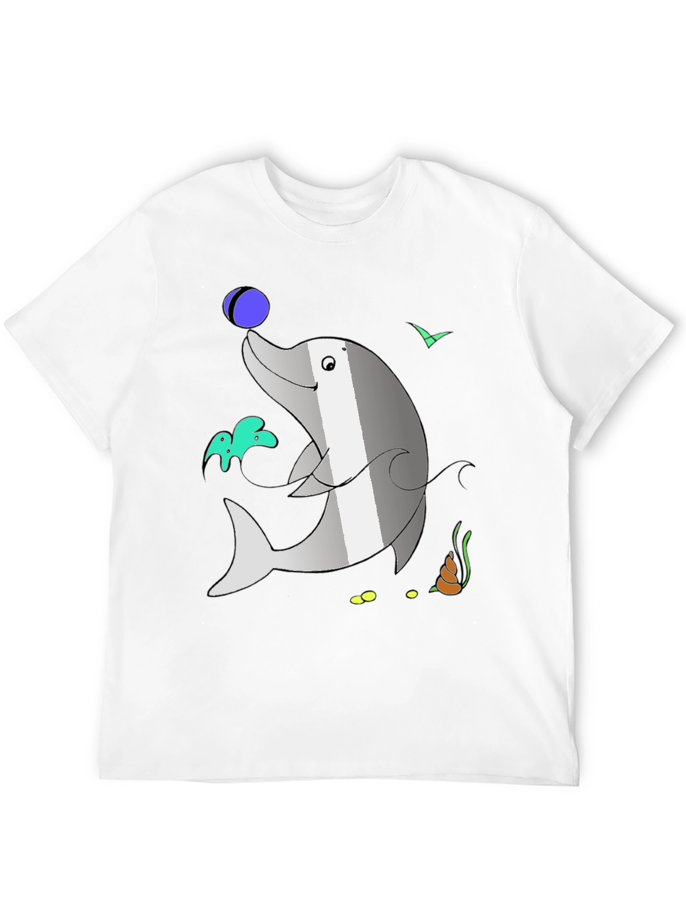 Dolphin Ball T-Shirt - Fun Aquatic Design