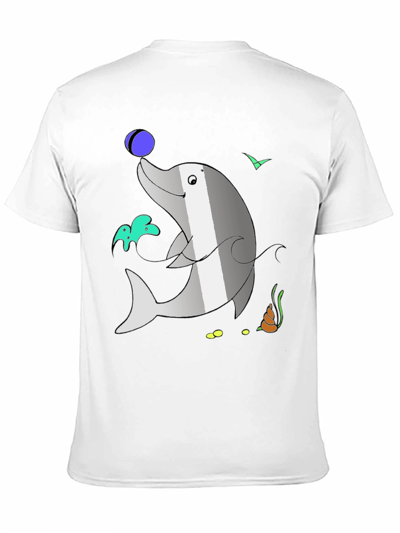 Dolphin Ball T-Shirt - Fun Aquatic Design