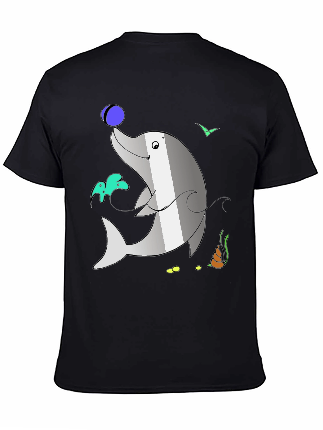 Dolphin Ball T-Shirt - Fun Aquatic Design
