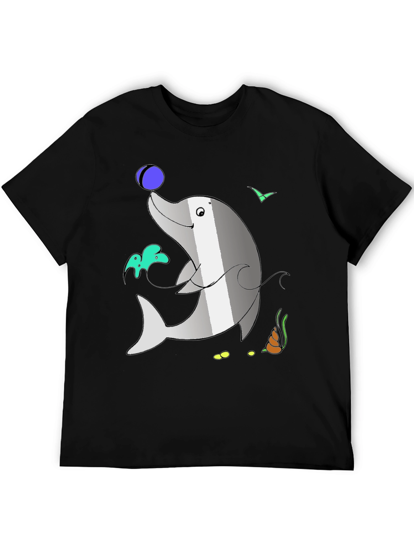 Dolphin Ball T-Shirt - Fun Aquatic Design
