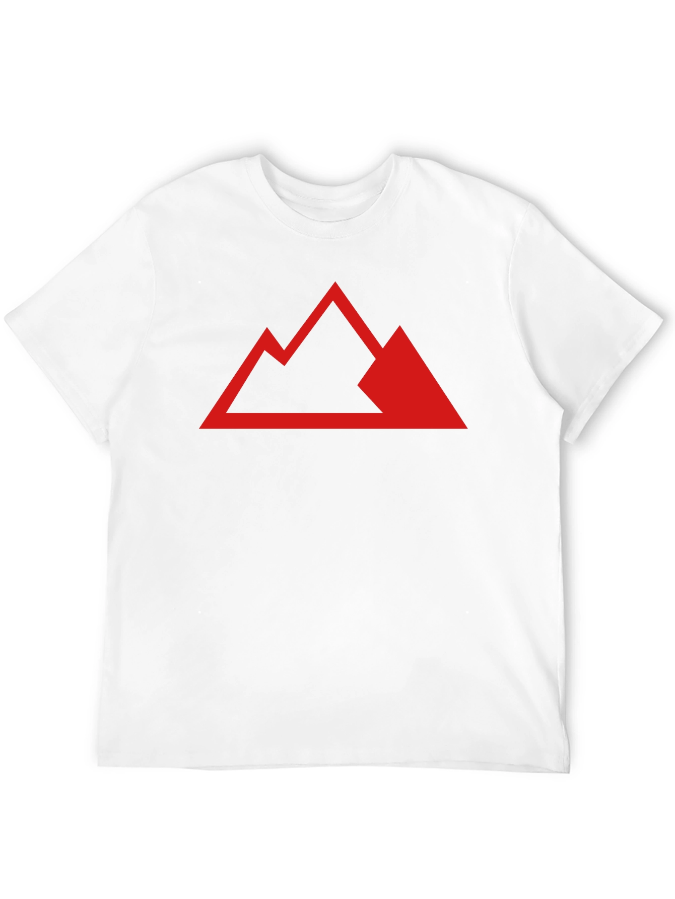 Red Mountain Graphic Black T-Shirt