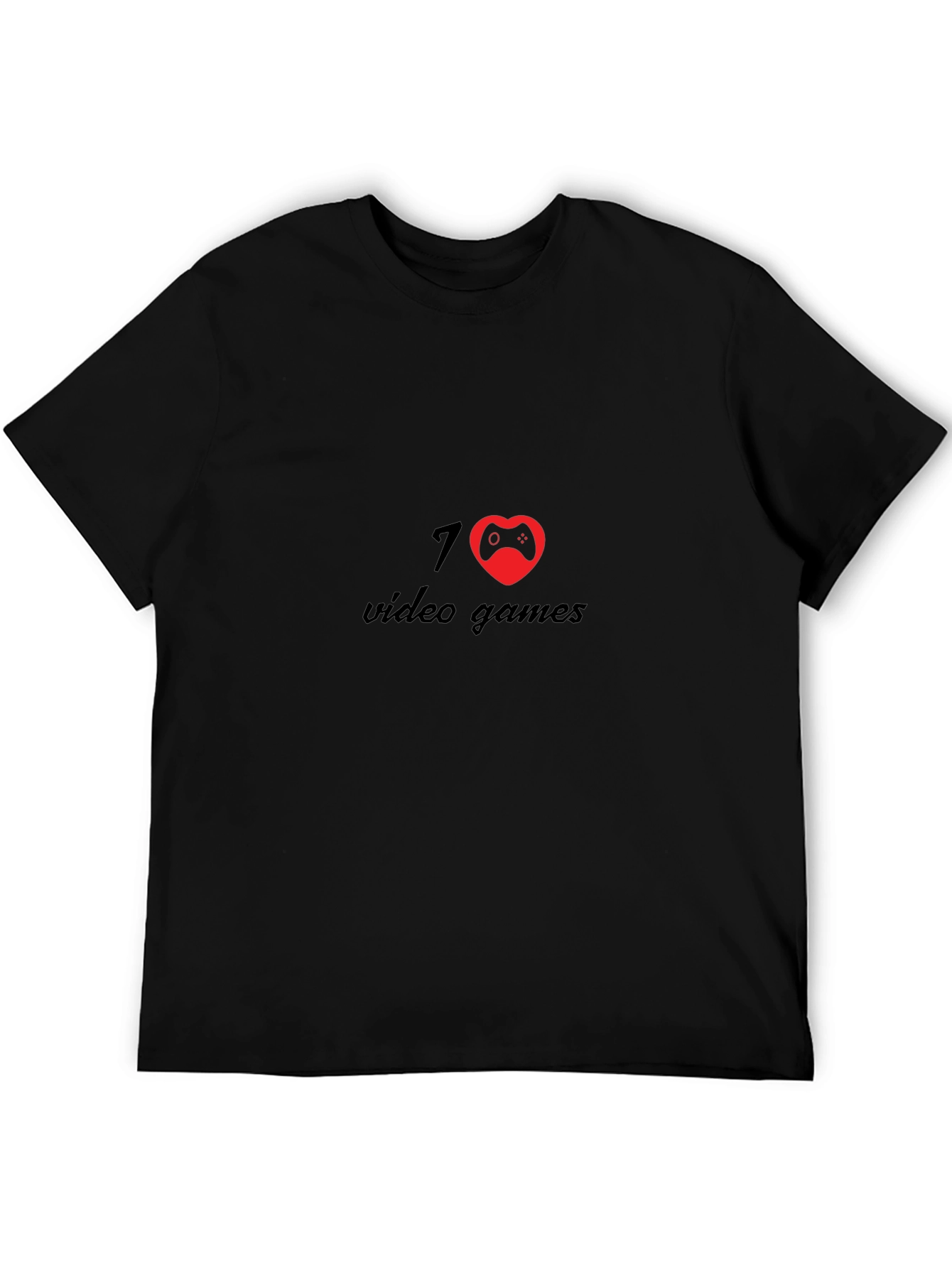 I Love Video Games Black T-Shirt
