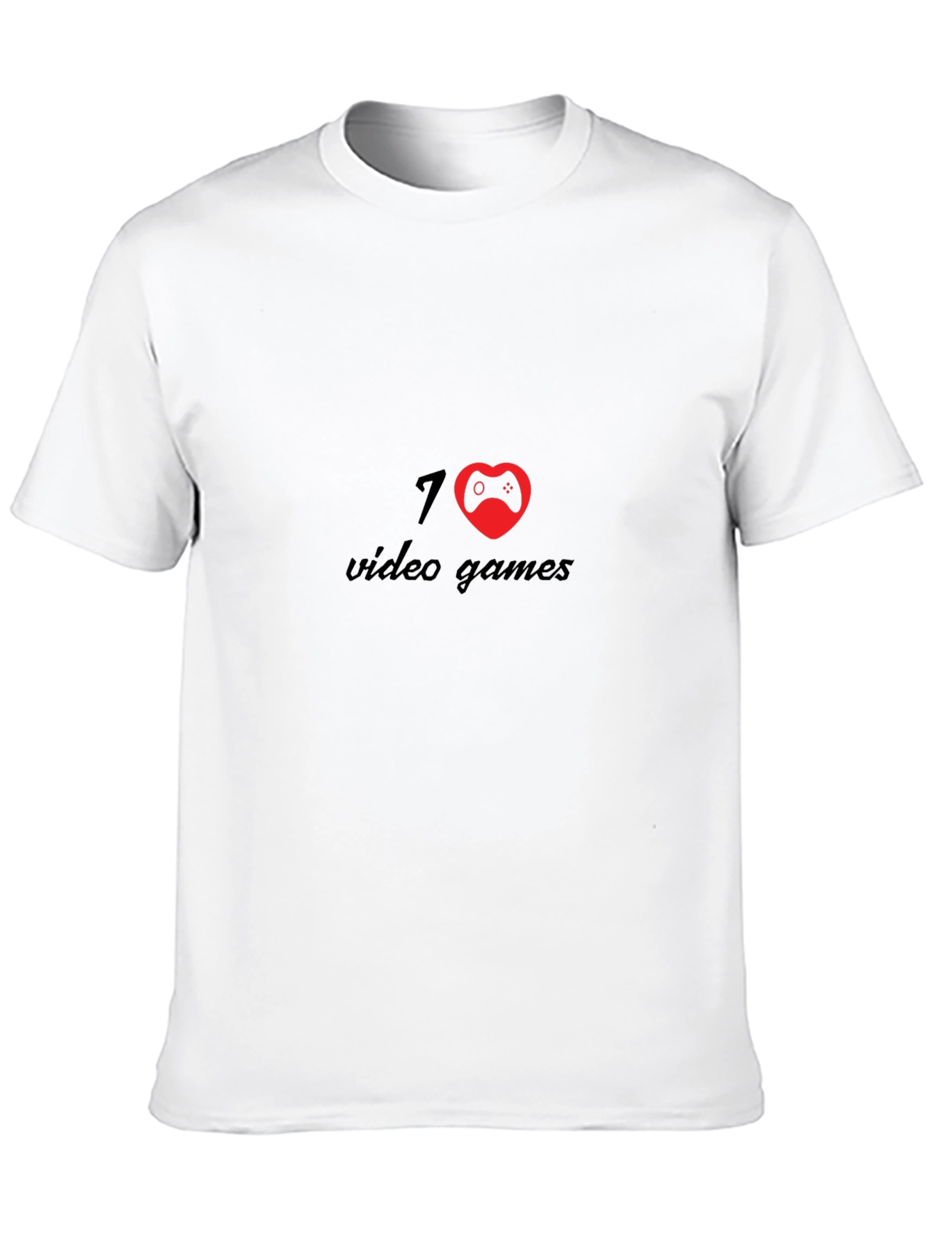 I Love Video Games Black T-Shirt