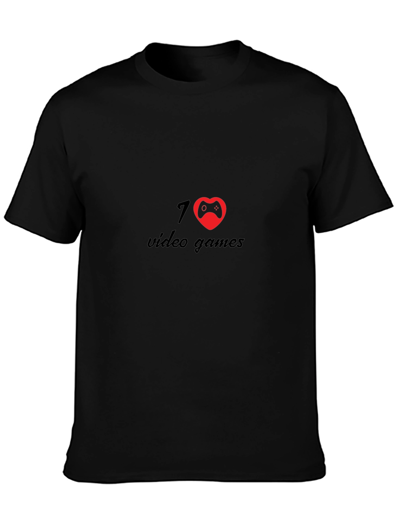 I Love Video Games Black T-Shirt