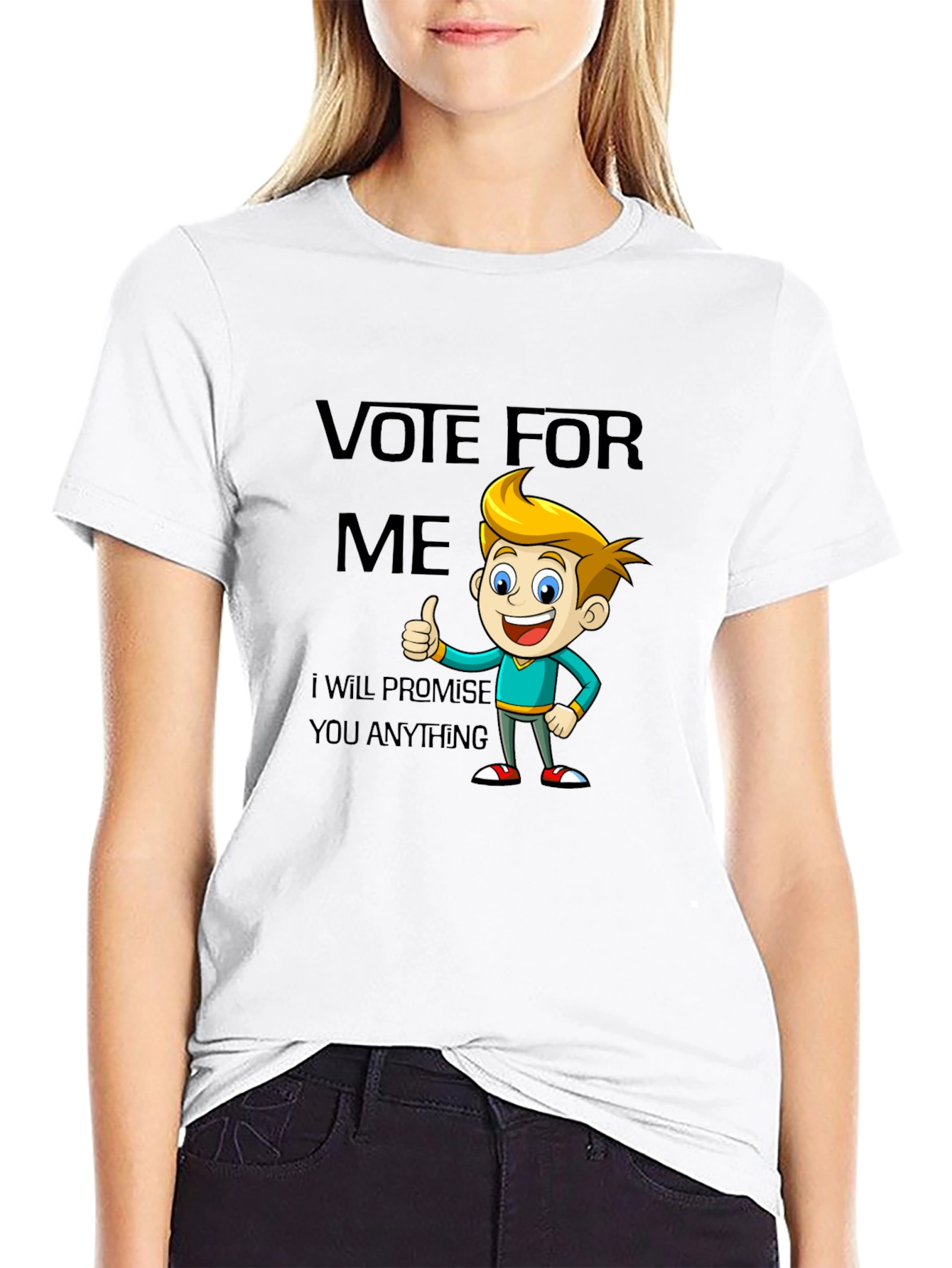 Vote For Me Funny Cartoon T-Shirt