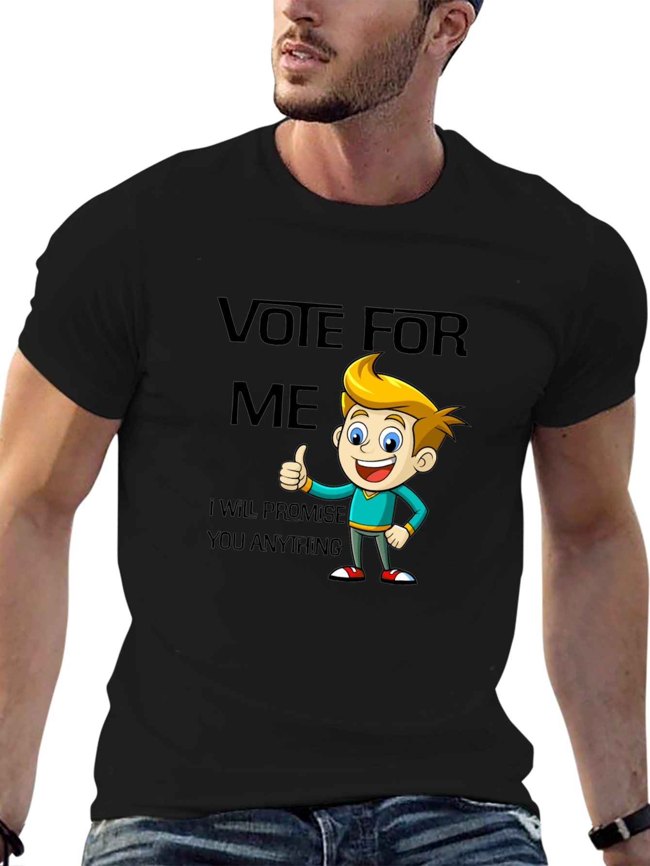 Vote For Me Funny Cartoon T-Shirt
