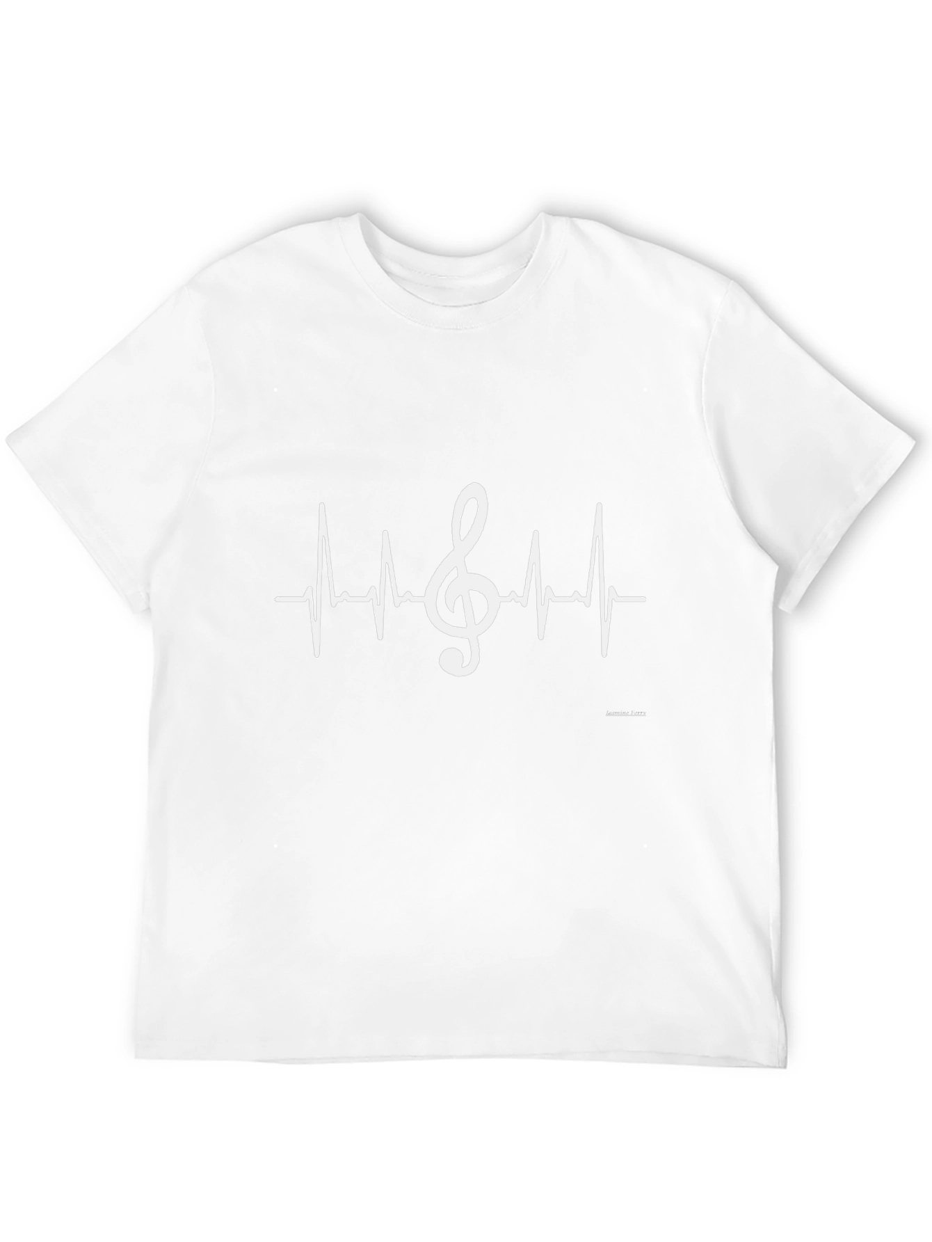 Musical Heartbeat T-Shirt - Black