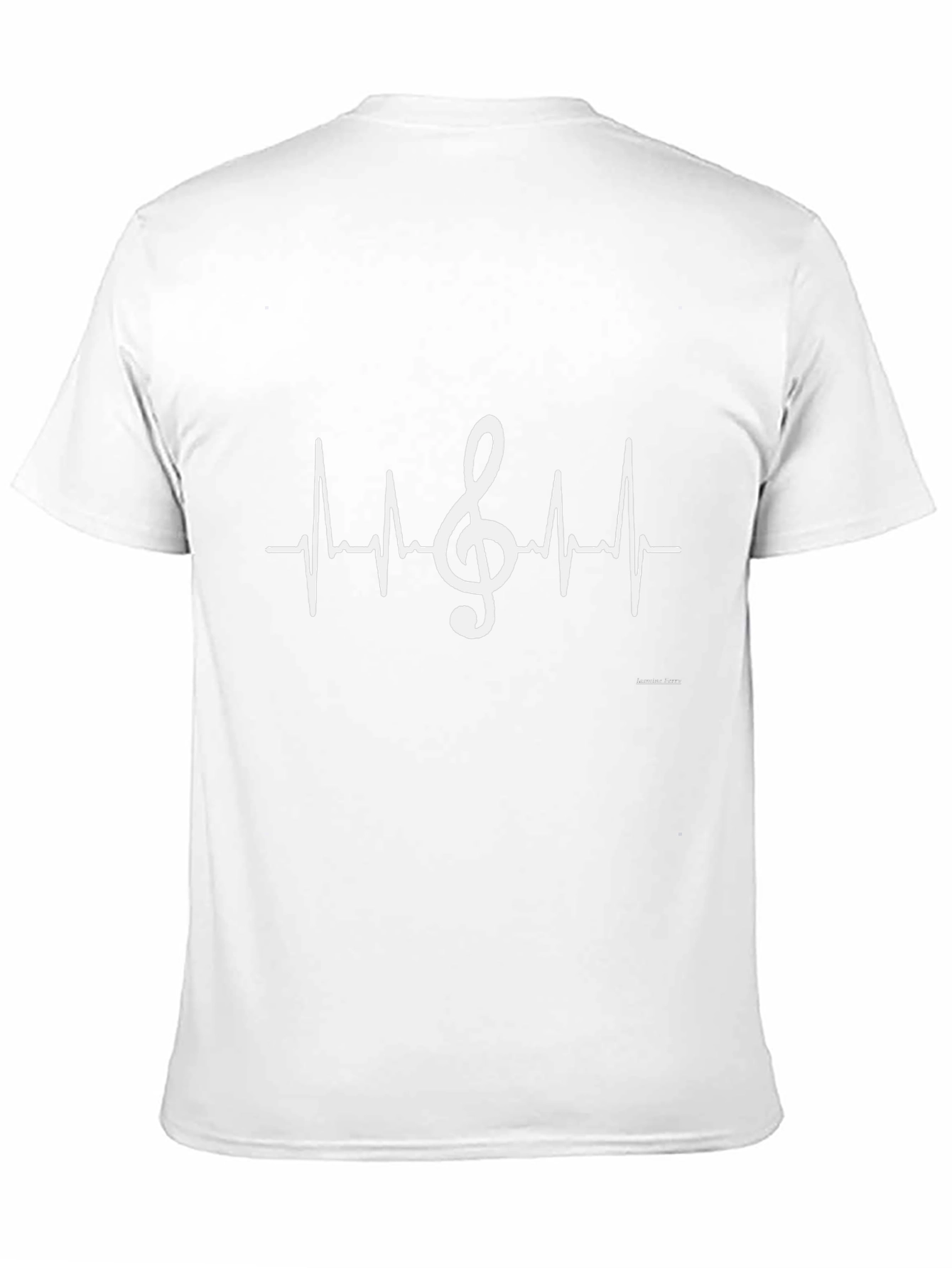 Musical Heartbeat T-Shirt - Black
